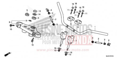 ROHRGRIFF (VT750S) VT750SE de 2014